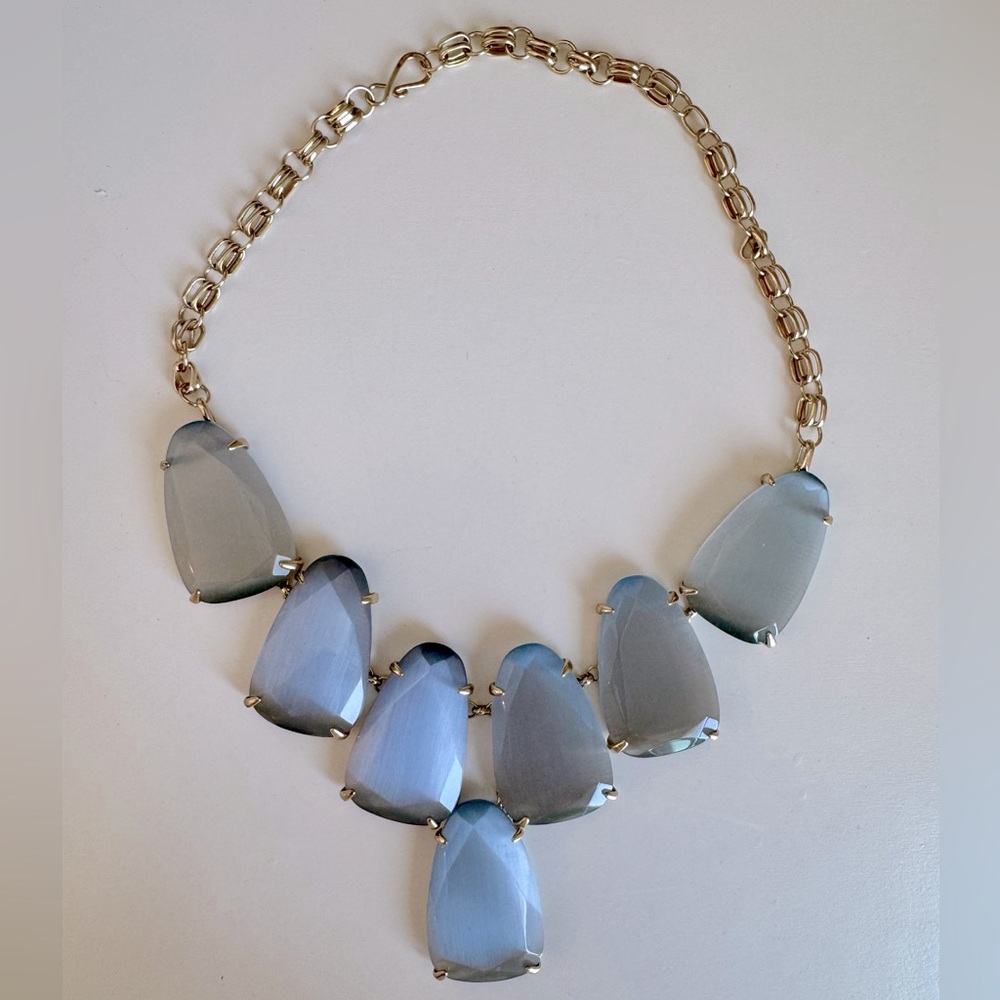 Kendra Scott Grey Harlow Statement Necklace